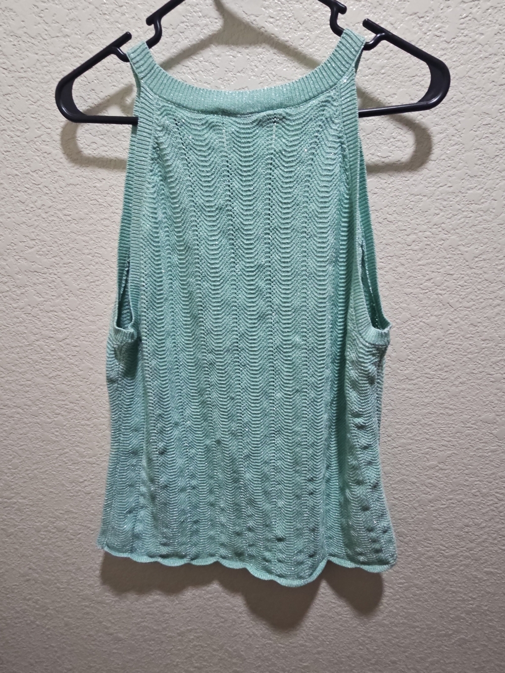 WHBM Women’s Sleeveless Knit Tank Top - Mint Green - LARGE - Picture 4 of 5